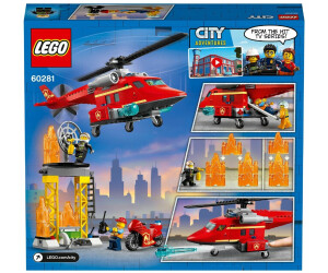 LEGO City 60281 L'hélicoptère de secours des pompiers 