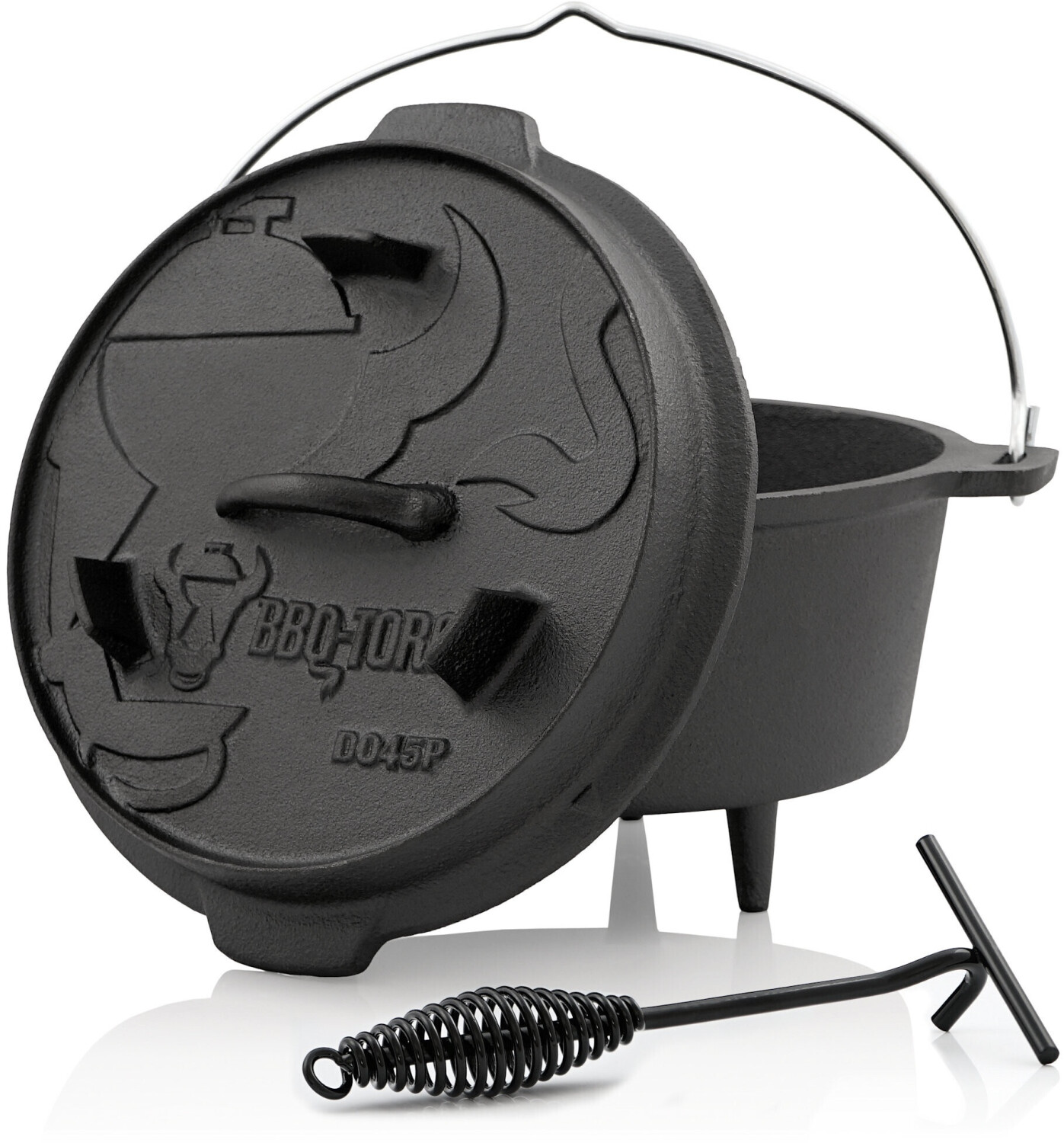 BBQ-Toro Dutch Oven Premium (with Feet) DO45P