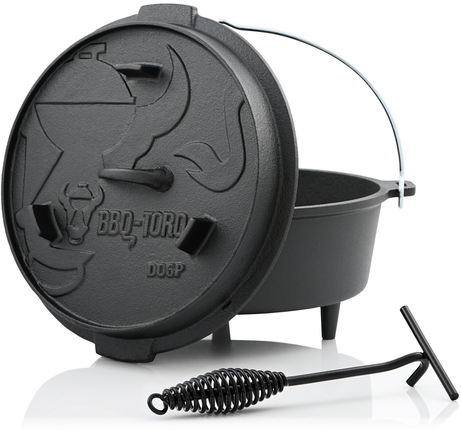 BBQ-Toro Dutch Oven Premium (with Feet) DO6P