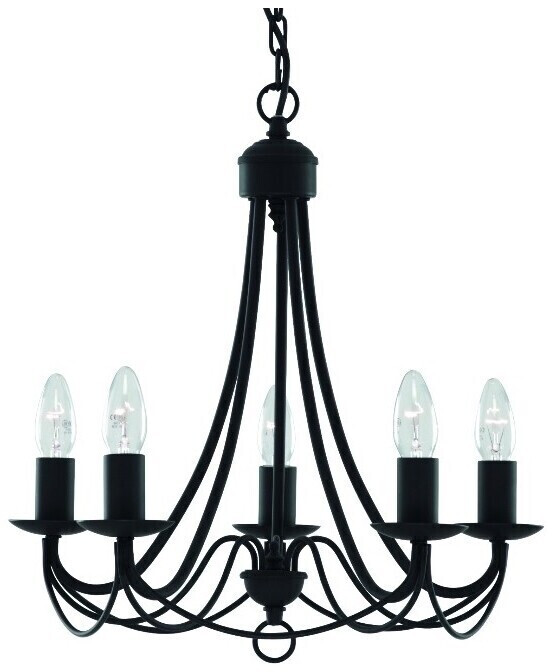 Searchlight Maypole 5 E14 Black