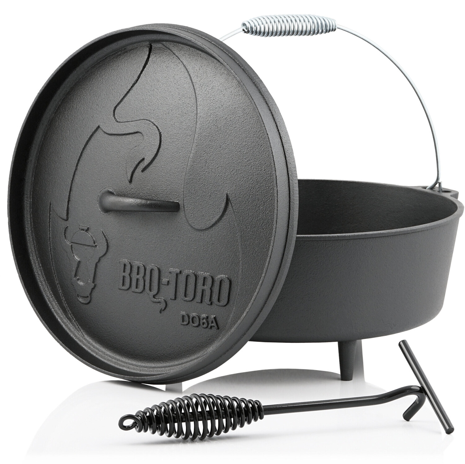 BBQ-Toro Dutch Oven Alpha (with Feet) DO6A
