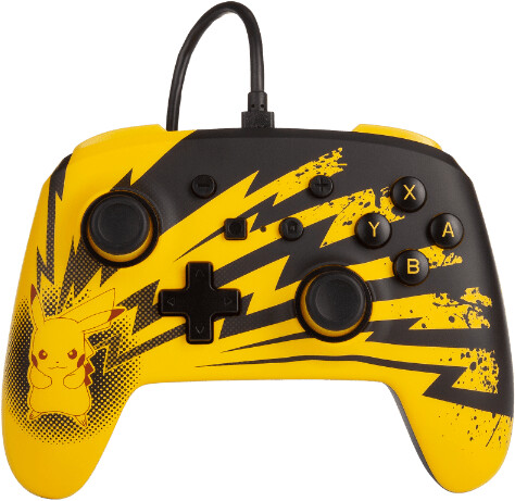 PowerA Nintendo Switch Enhanced Wired Controller (Pikachu Lightning)