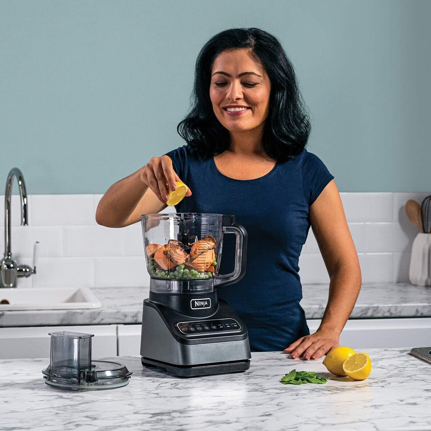 Buy Ninja Food Processor with Auto iQ BN650UK 850W 2.1L Bowl Silver from 79.00 Today Best Deals on idealo