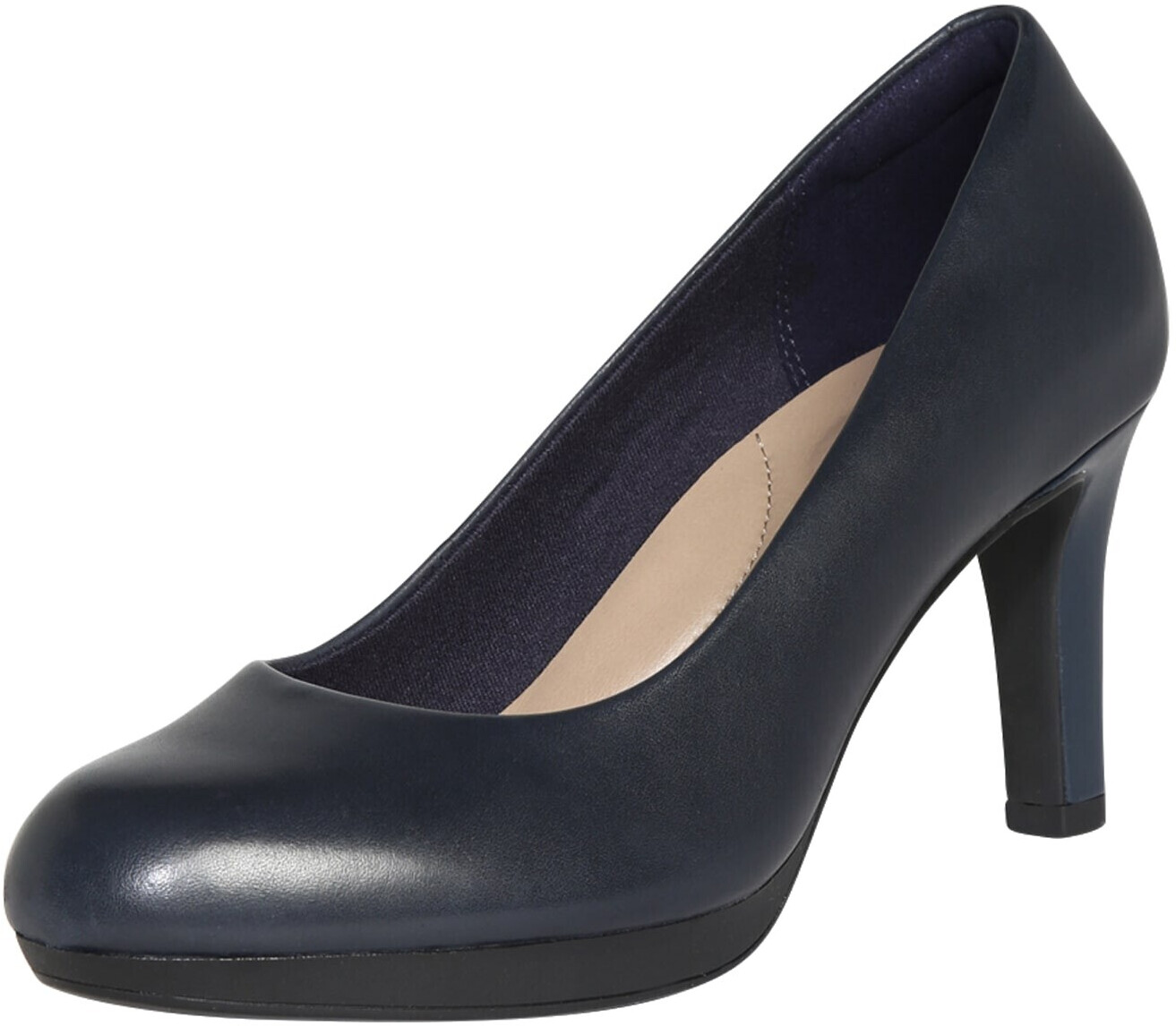 Clarks Adriel Viola navy leather