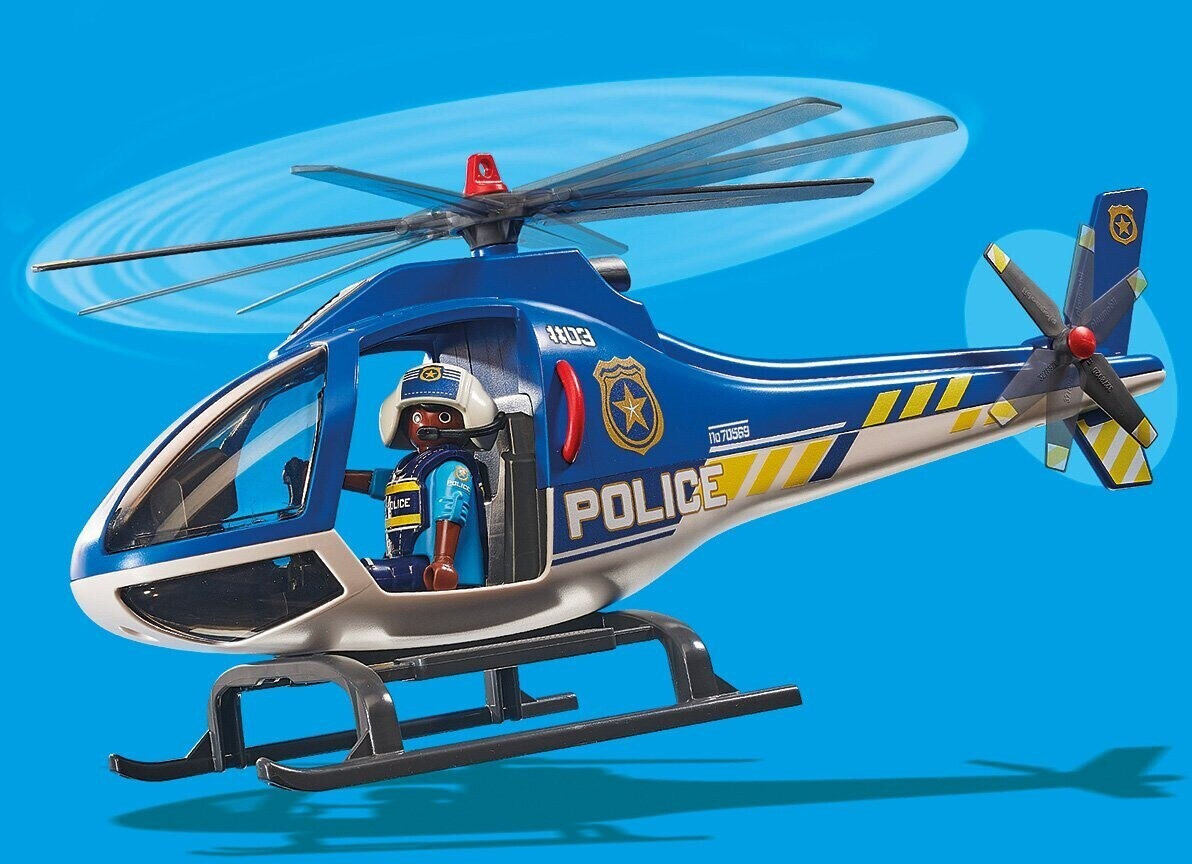 Playmobil City Action 71149 pas cher, Hélicoptère des forces spéciales