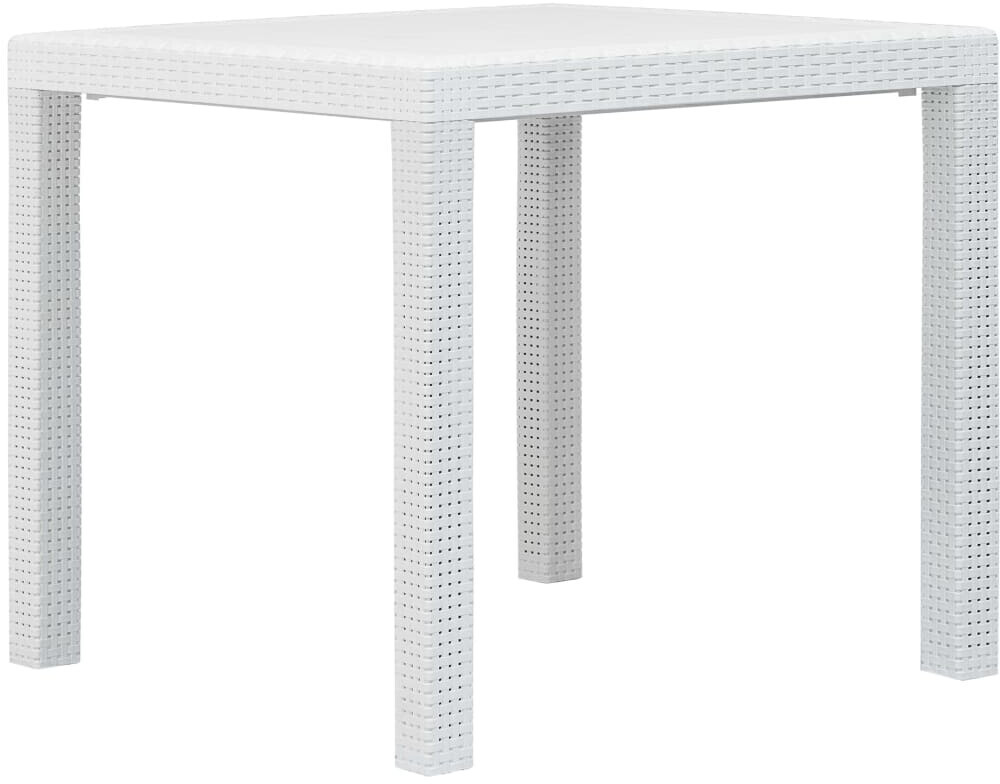 VidaXL Table de jardin en plastique 79 x 79 cm