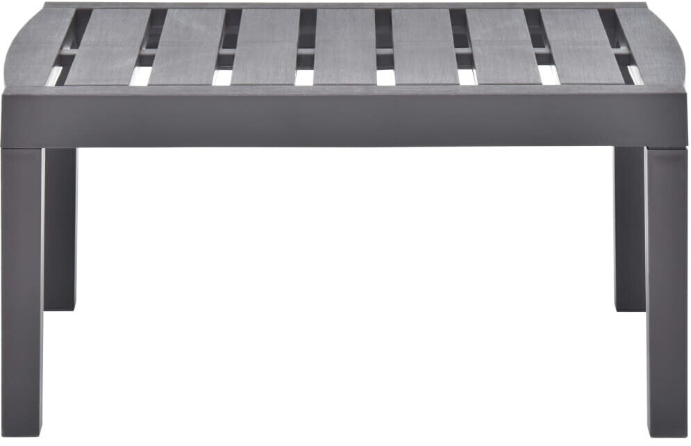 vidaXL Table de jardin moka 78 x 55 cm