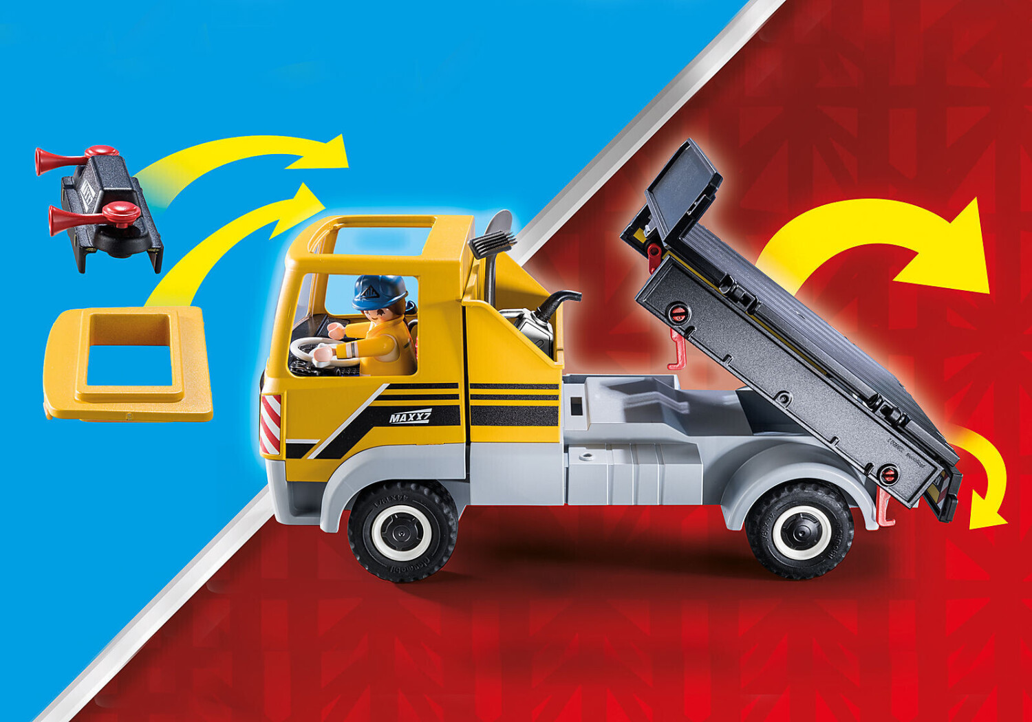 Soldes Playmobil Site de travaux avec camion et ouvriers (70742) 2024 au  meilleur prix sur