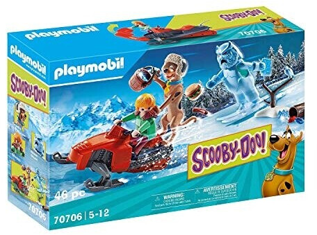 Playmobil Scooby-Doo avec abominable spectre des neiges (70706)