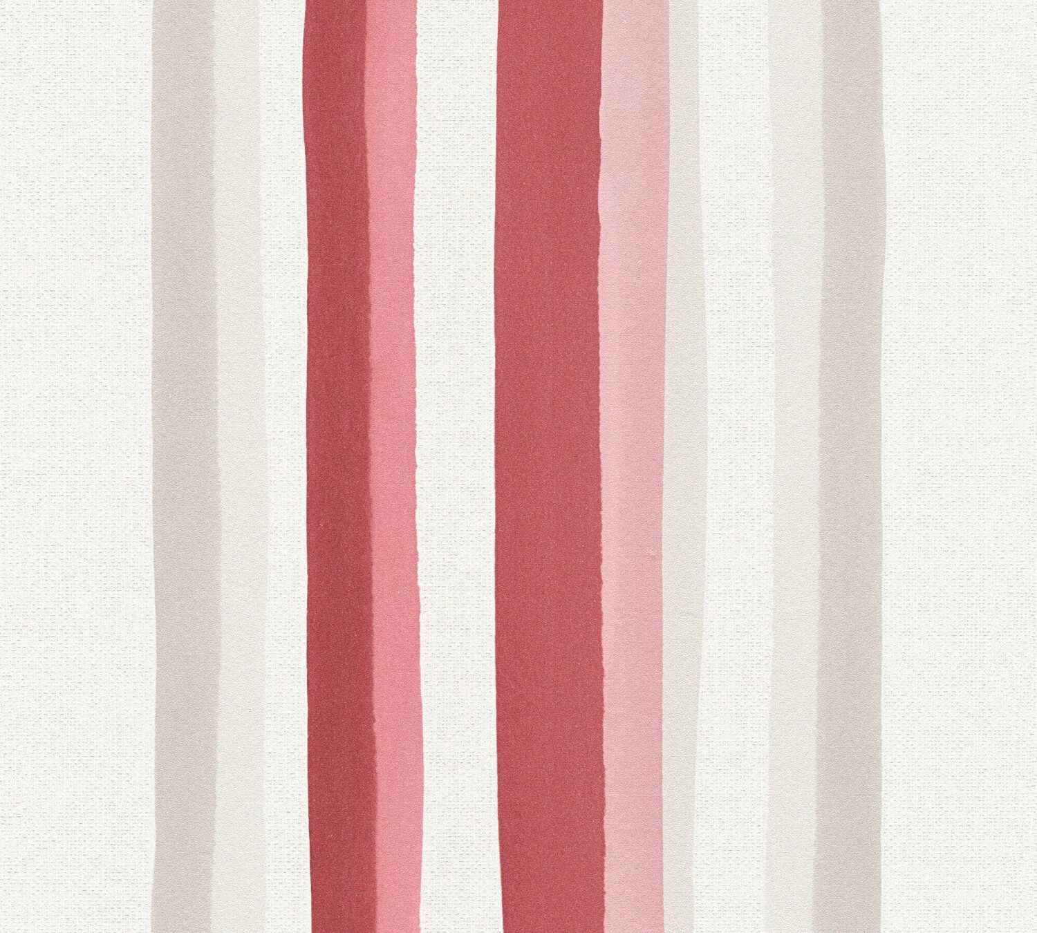 A.S. Creation Premium Wall - strukturiert, gestreift, creme-rot-beige