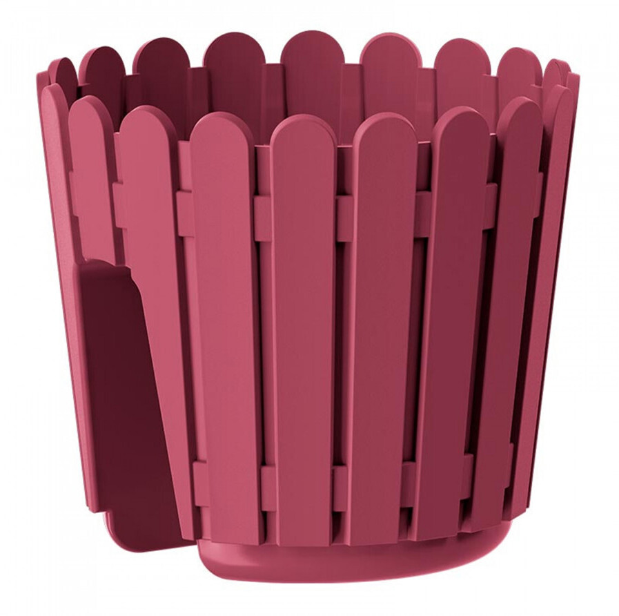 Emsa Landhaus Original railing pot Ø 30 cm red-violet