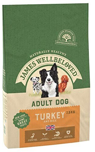 James Wellbeloved Adult Turkey & Rice 15kg