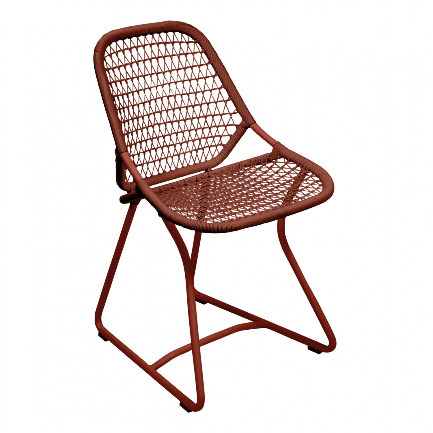 Fermob Chaise Sixties rouge ocre