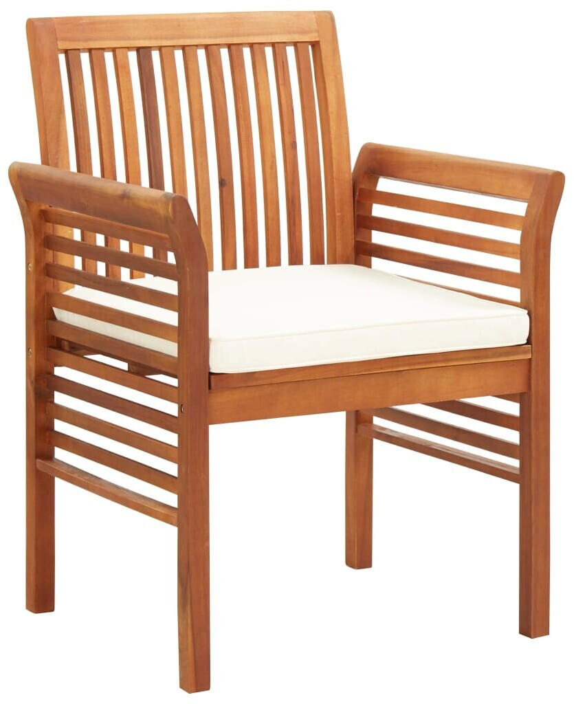VidaXL Chaise de jardin avec accoudoirs en bois d'acacia