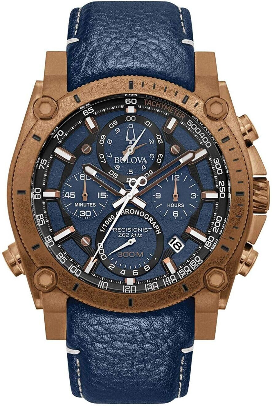 Bulova Marine Star Mens Automatic Stainless Steel Blue Dial Watch –  Boulevard Diamonds