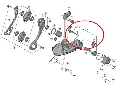 Shimano Lever Mtb S Rd-m9050 11s