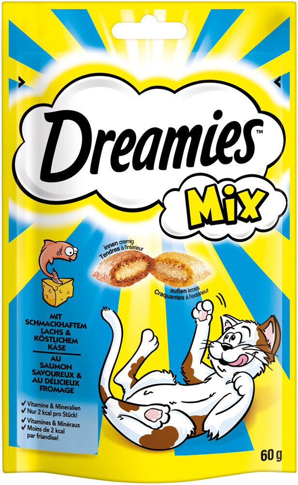 Dreamies Sachet with salmon and cheese