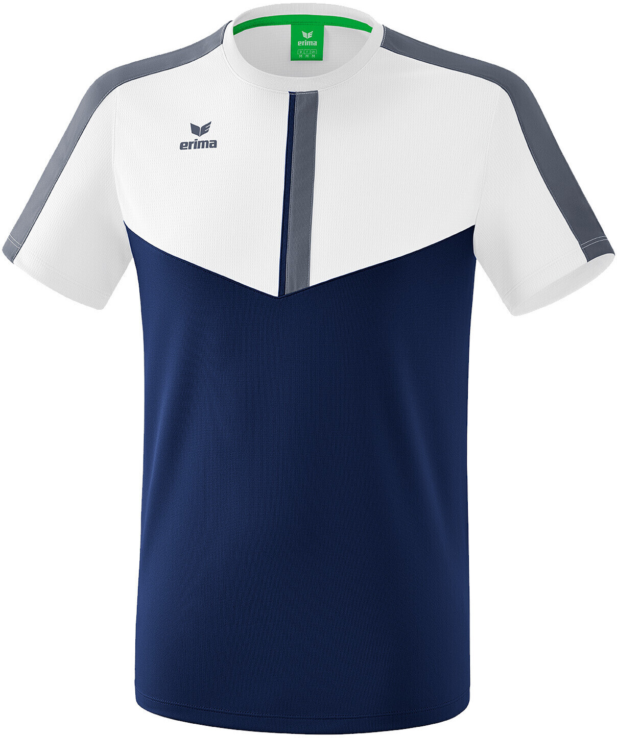 Erima Squad T-Shirt Men white/new navy/slate grey