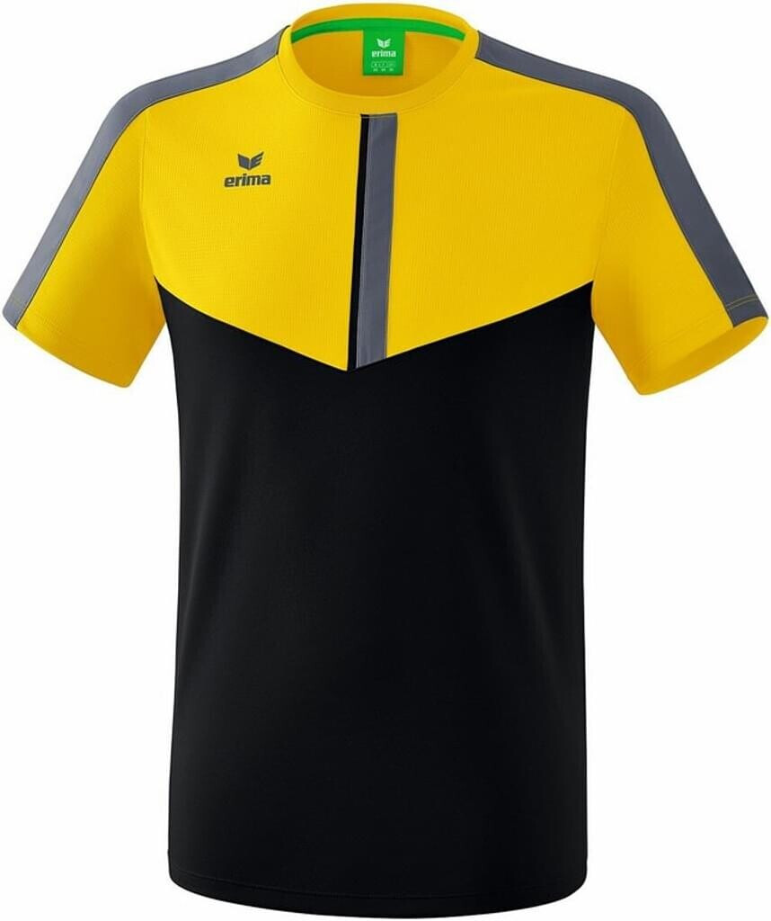Erima Squad T-Shirt Men yellow/black/slate grey