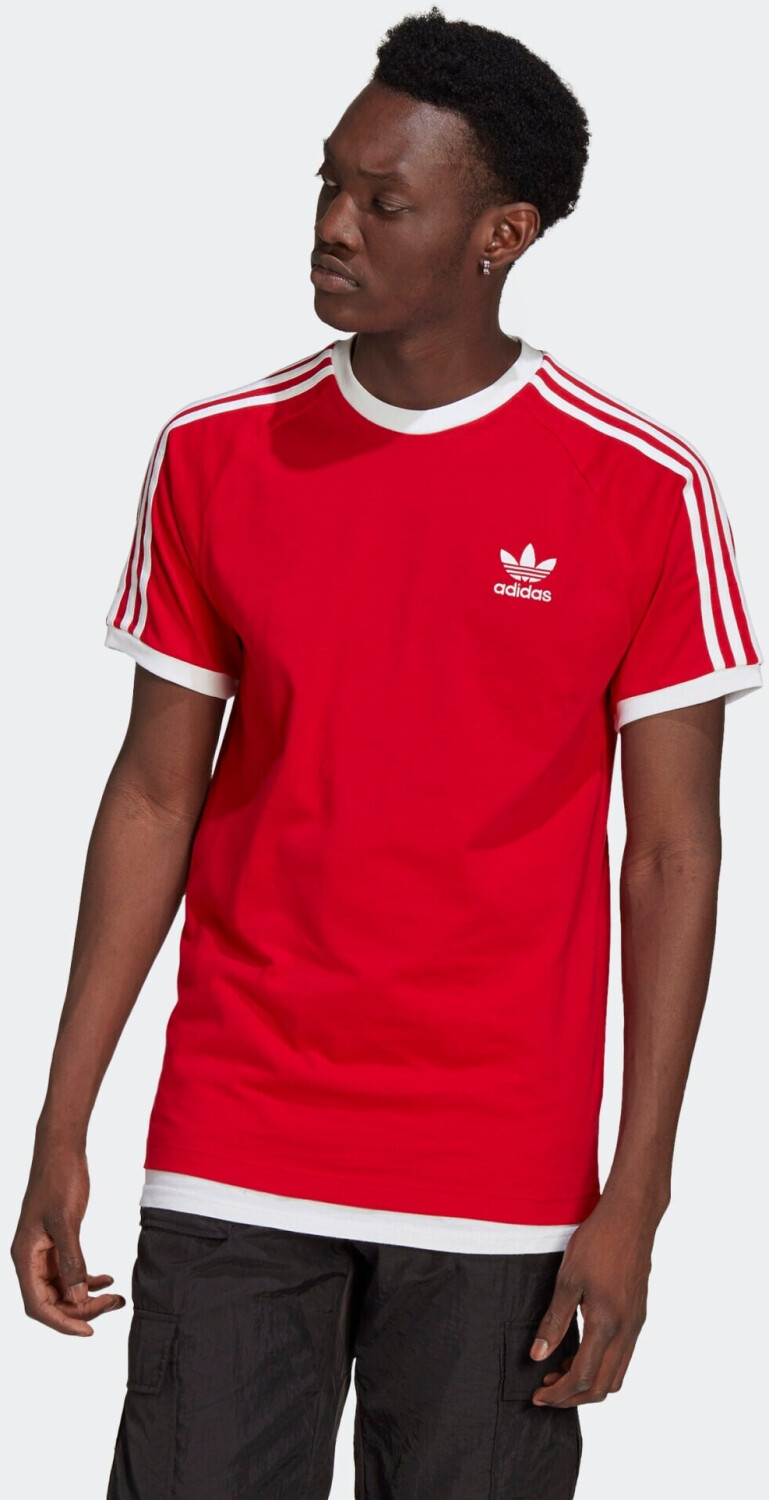 Buy Adidas Adicolor Classics 3-Stripes T-Shirt scarlet from £14.99 ...