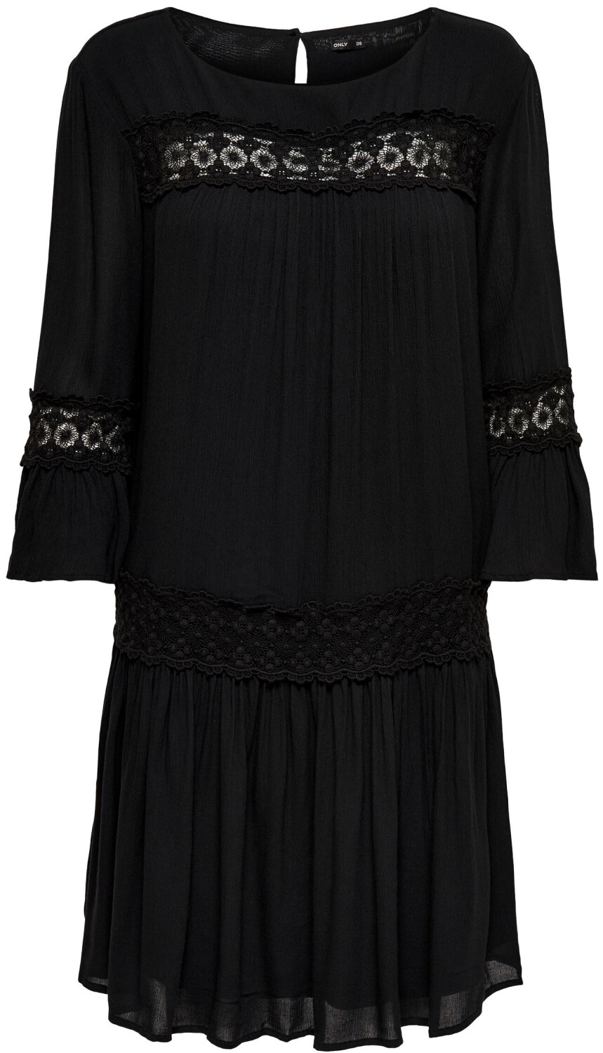 Only Onltyra 3/4 Life Short Dress Wvn Noos (15142157) black ab 27,90 € |  Preisvergleich bei | 