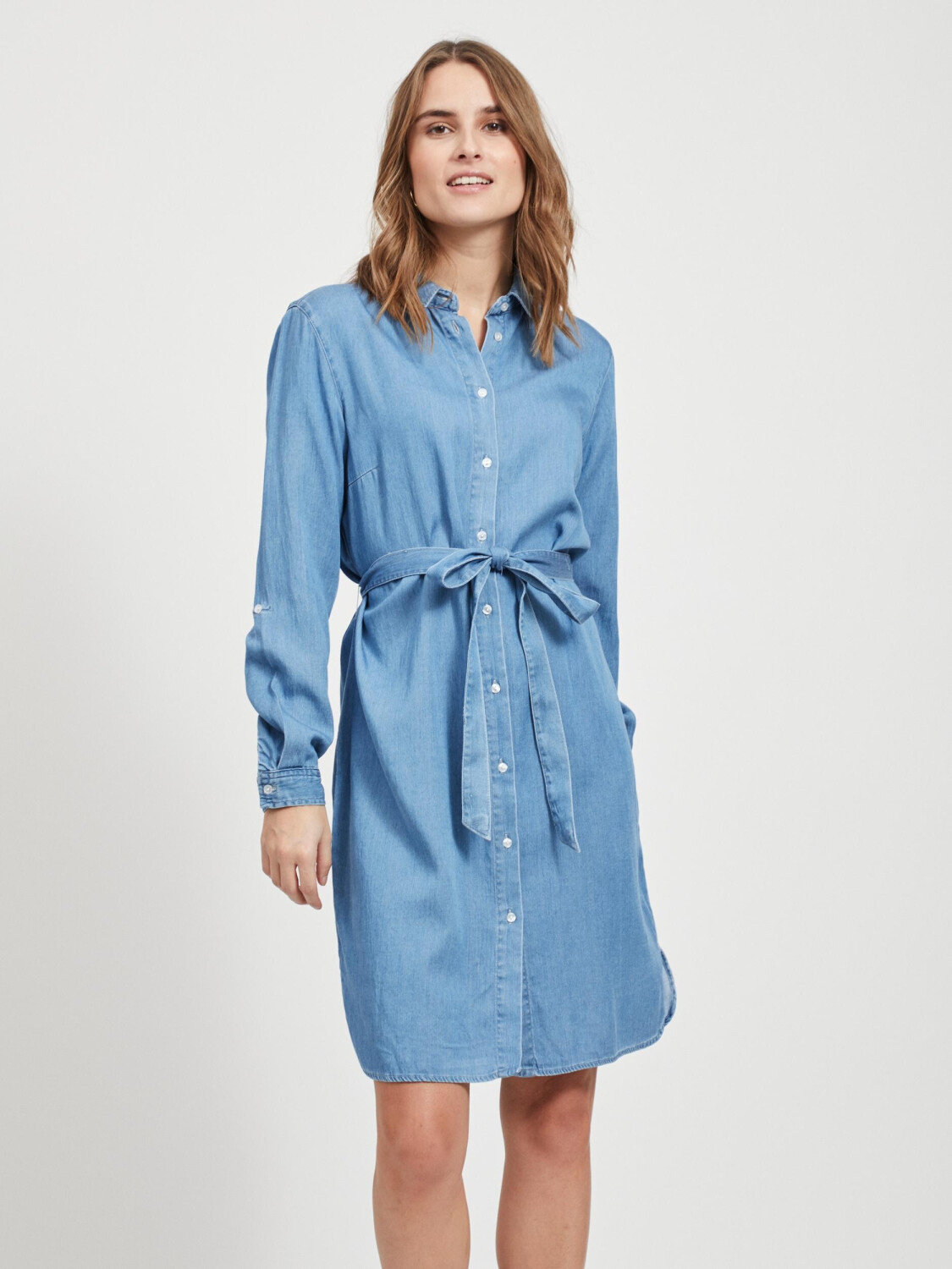 Vila Vibista Denim Belt Dress su Noos 14054674 medium blue denim ab 13 41 Preisvergleich bei idealo