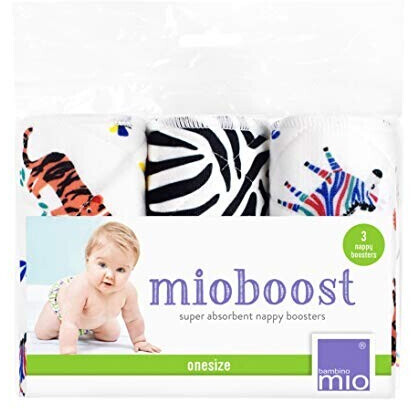 Bambino Mio mioboost absorbent pad 3 pcs. savannah strips