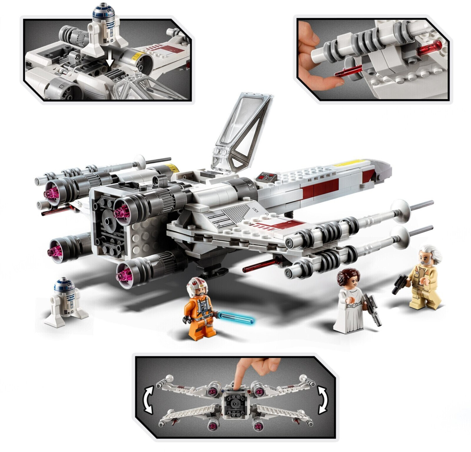 Lego x hotsell wing luke skywalker