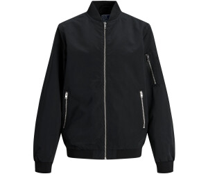 Jack & jones black bomber jacket new arrivals