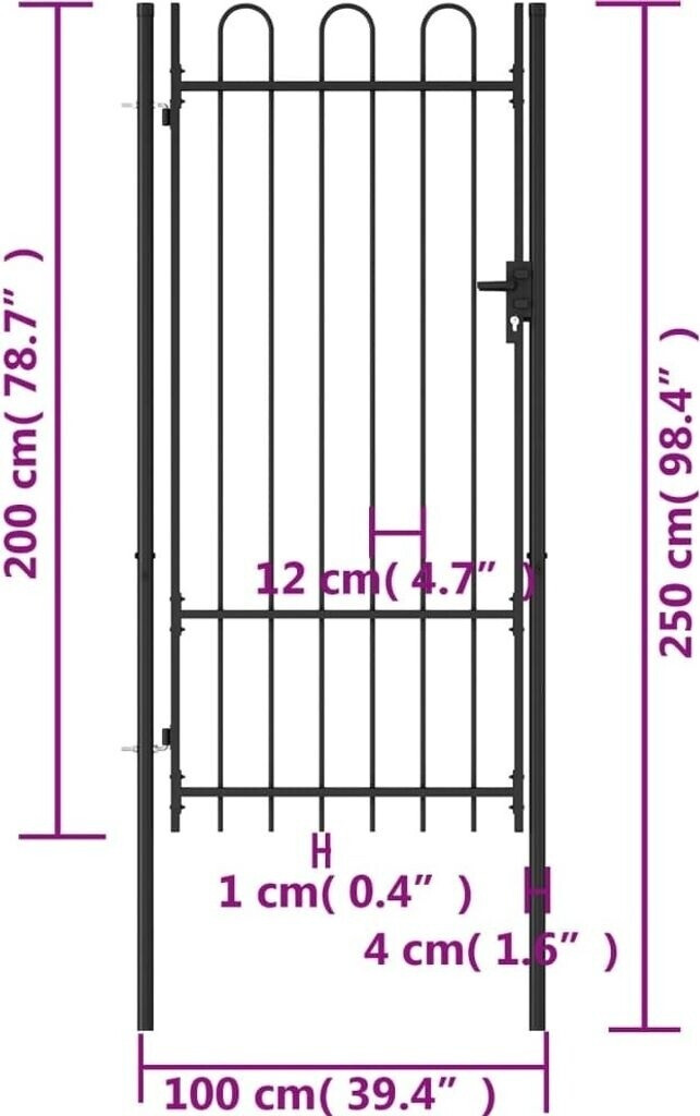 vidaXL 100 x 200 cm (145744)