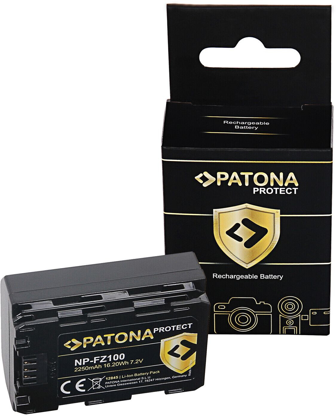 Patona Protect Battery Replacement for Sony NP-FZ100