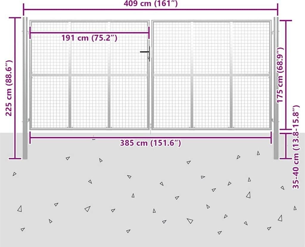 vidaXL vidaXL 415 x 225 cm (144302) - detail view