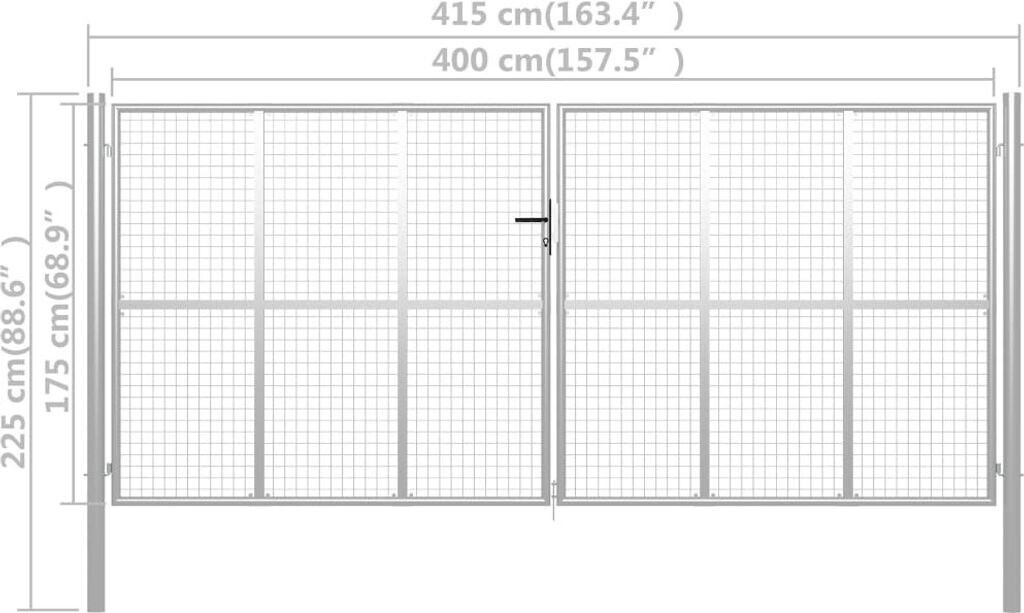 vidaXL 415 x 225 cm (144302)