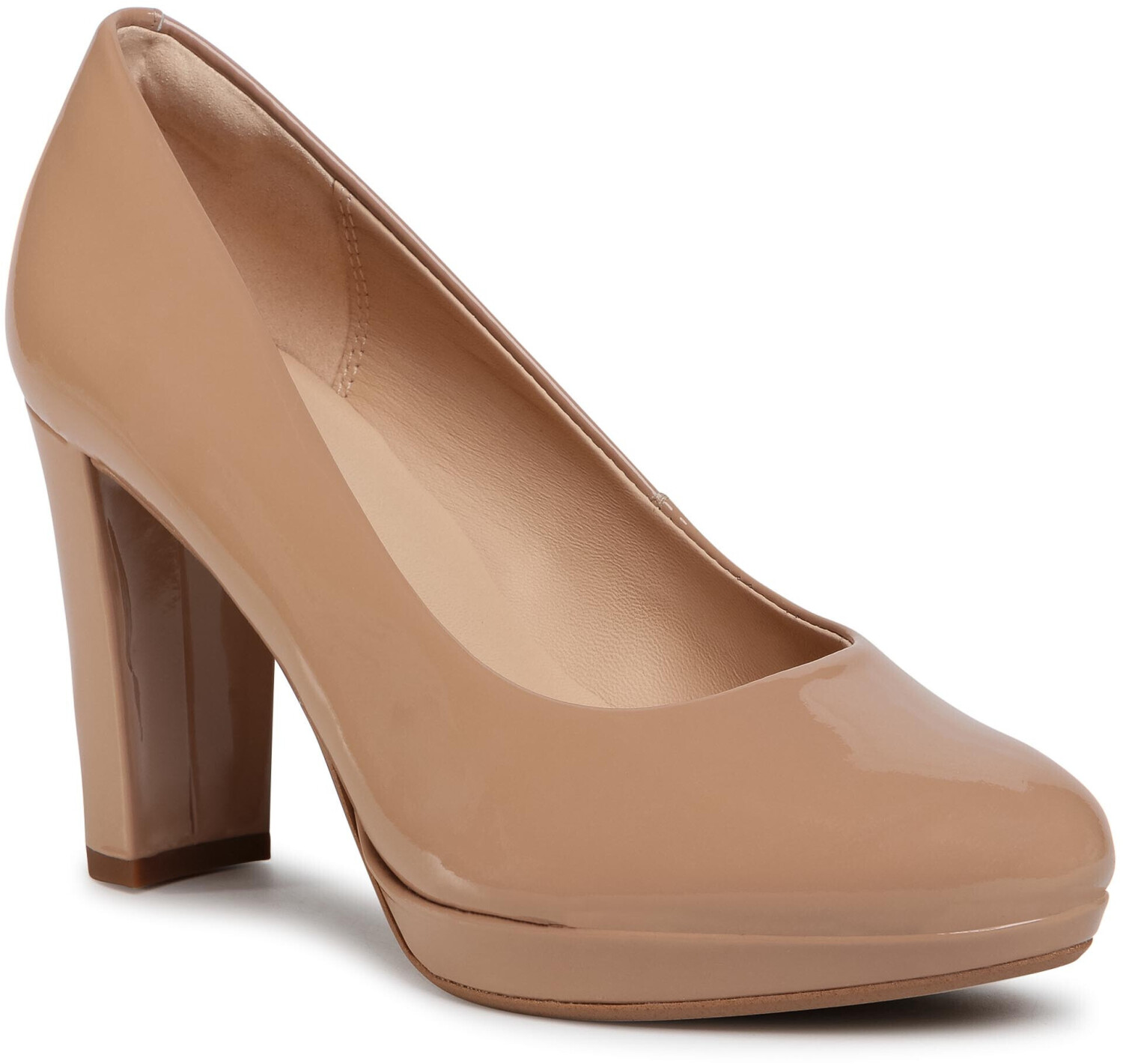 Clarks Kendra Sienna praline patent