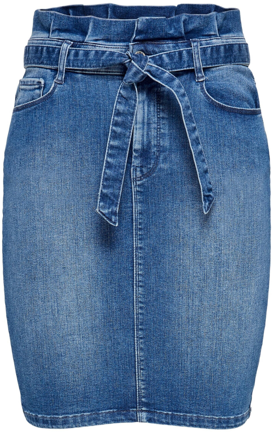 Onlhush Life Mid Flared Slit Dnm E Ecru