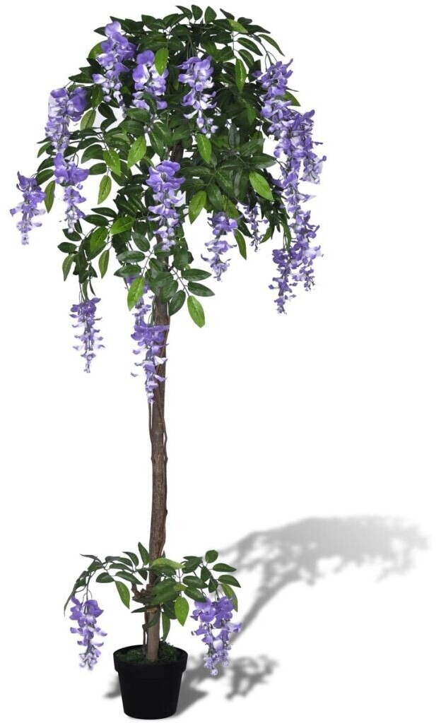 vidaXL Wisteria artificiel avec pot