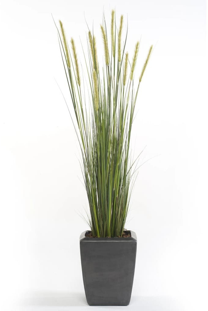 Emerald Herbe de sétaire artificielle en pot - 98 cm (5 pièces)
