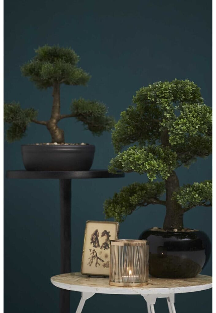 Emerald Bonsai of green artificial cedar - 32 cm ab 38,50 € |  Preisvergleich bei