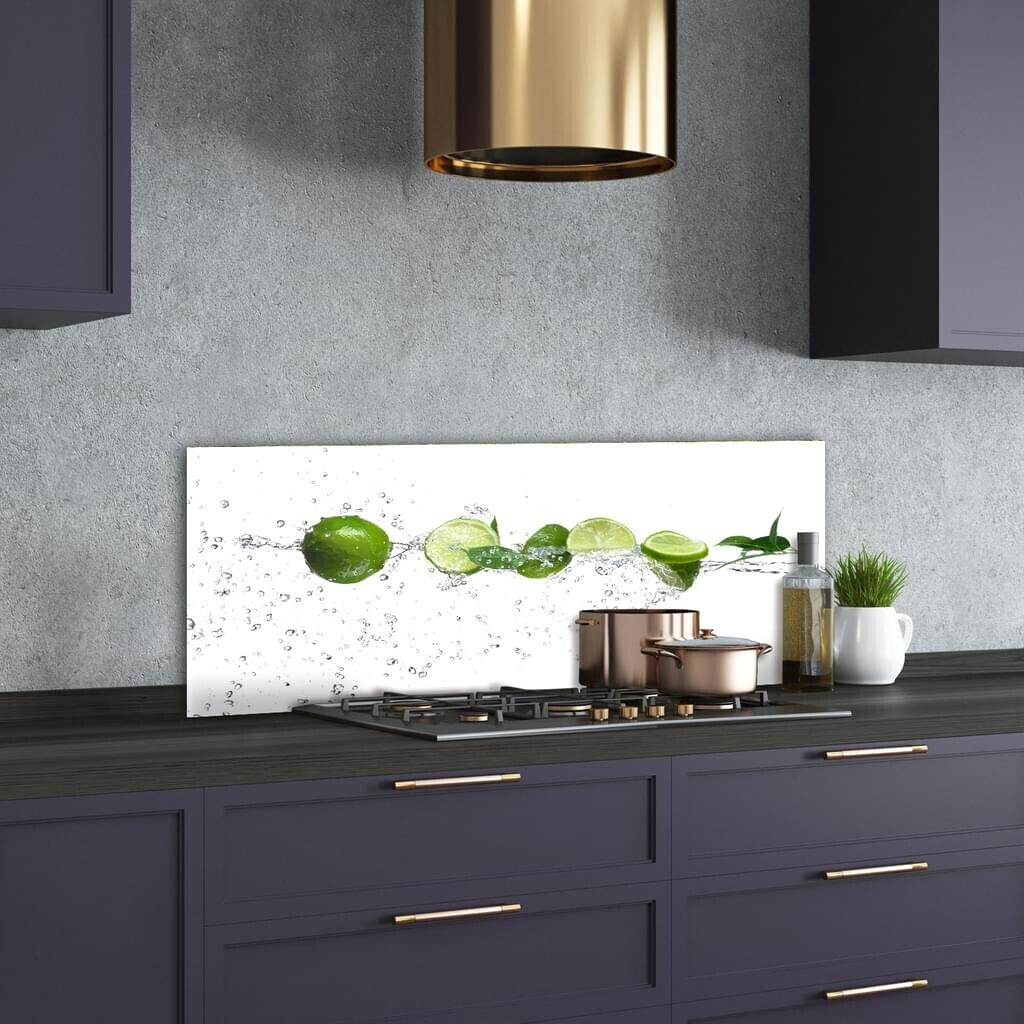 Tulup Spritzschutz Glasrückwand 120x60 Cm – Buntes Gewürzdesign, 4 Mm Sicherheitsglas