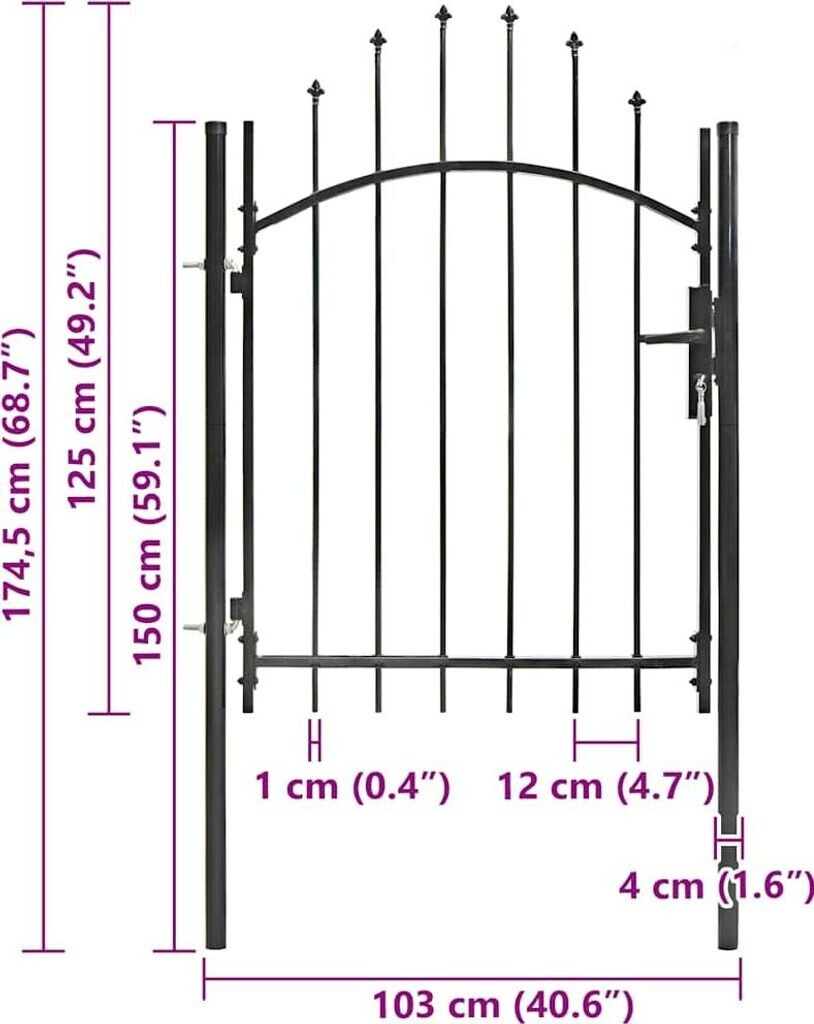 vidaXL vidaXL 100 x 175 cm (143059) - detail view