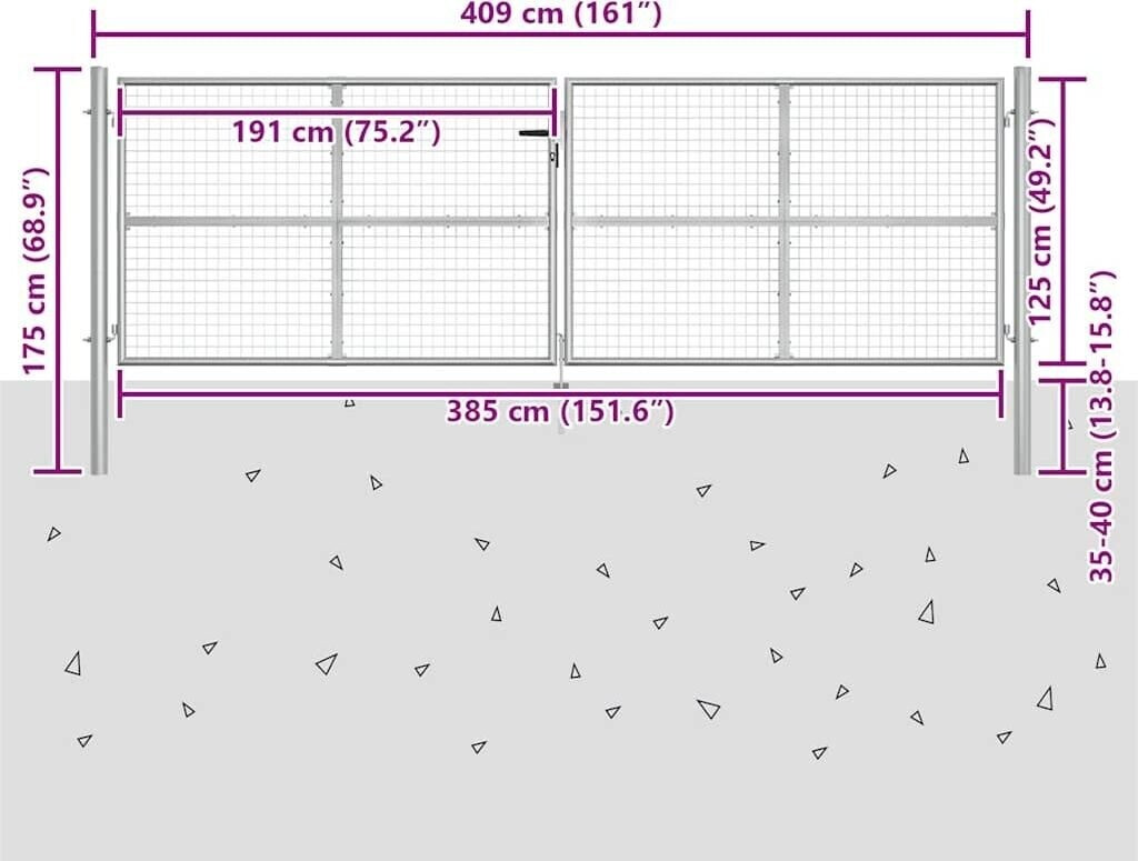 vidaXL vidaXL 415 x 200 cm (144301) - detail view