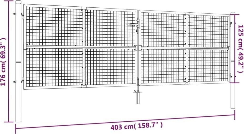 vidaXL vidaXL 415 x 175 cm (145749) - view 12