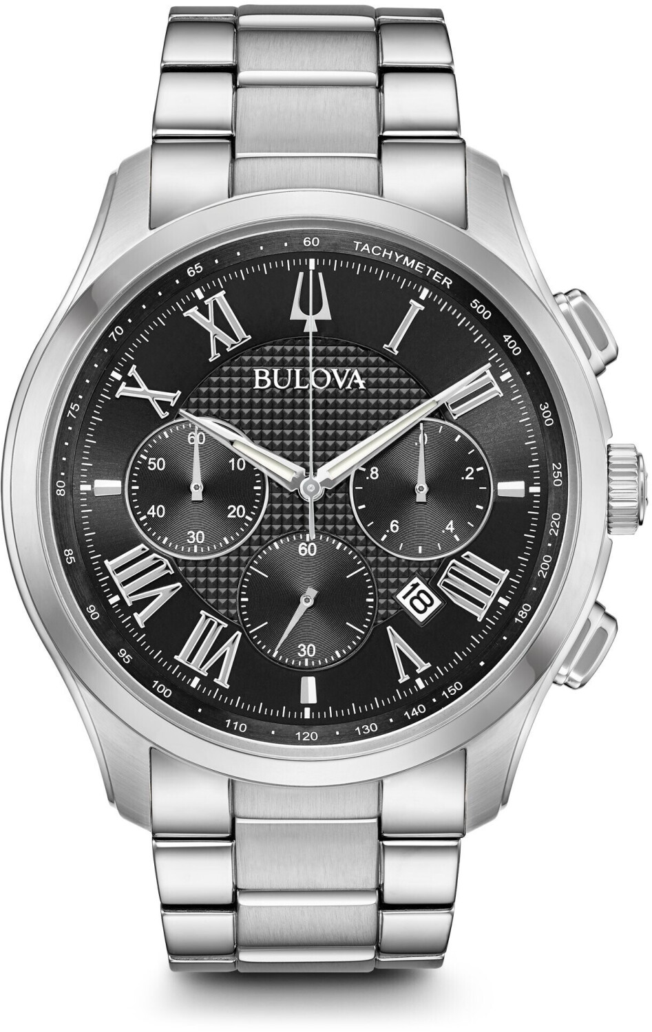 Bulova Men's Chronograph Quartz Watch Steel