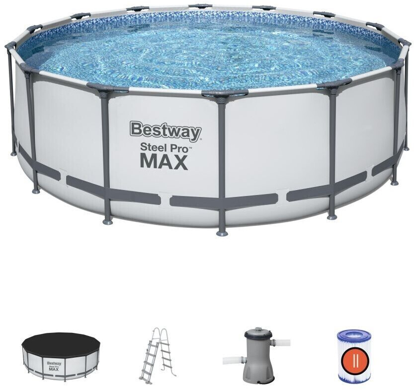 Bestway Steel Pro MAX Pool Set Ø 427 x 122 cm (5612GSX21) ab 315,84 € |  Preisvergleich bei