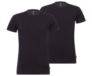 Camisetas de cuello redondo para hombre algodón elástico, 4 unidades Levi's 905055001 