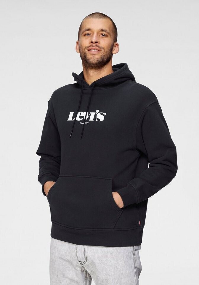 Relaxed graphic serif hoodie