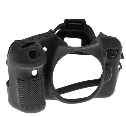 vhbw Silicone Case (Canon EOS 70D) Black