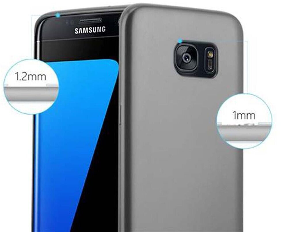 Cadorabo Hülle für Samsung Galaxy S7 EDGE in METALLIC GRAU ab 8,99
