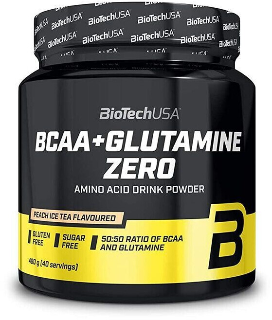 BioTech USA BCAA + Glutamine Zero, 480 g orange
