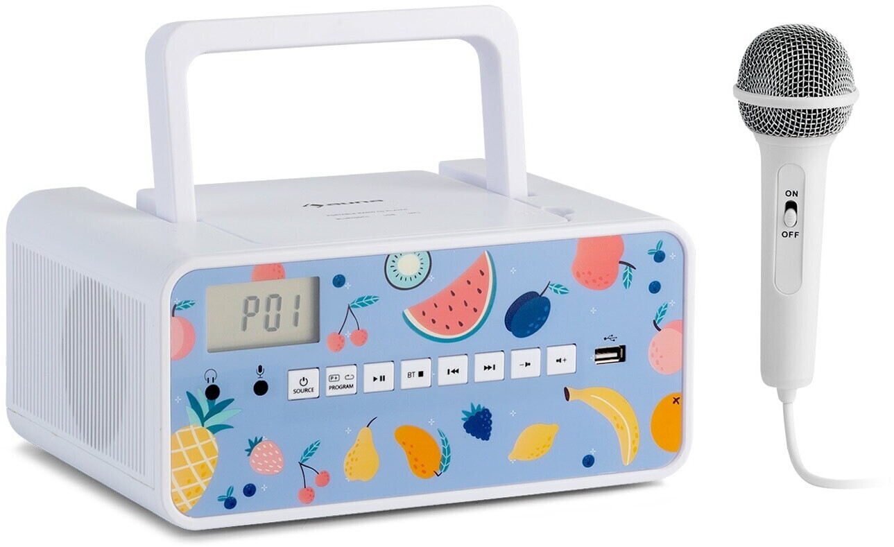 Auna Kidsbox Zoo CD Boombox Fruit Design
